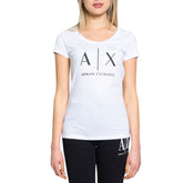 Armani Exchange White Cotton T-Shirt -   -  Armani Exchange.